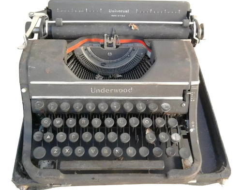 Antigua Maquina De Escribir Underwood ,made In Usa (Usado)