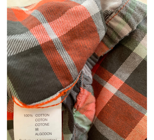 Camisa Gap Bebé Escocesa 0-3meses Tipo Body Impecable (Usado)