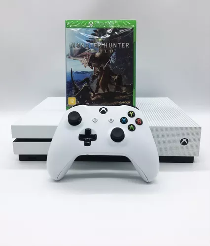 Microsoft Xbox One S 1tb Branco + Jogo Original Lacrado