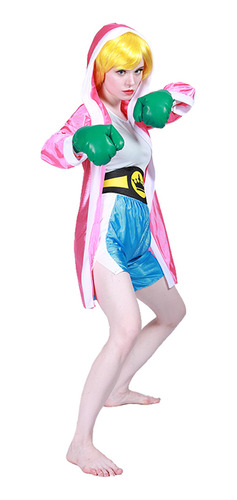 Conjunto De Disfraz De Boxeadora Para Mujer De Halloween