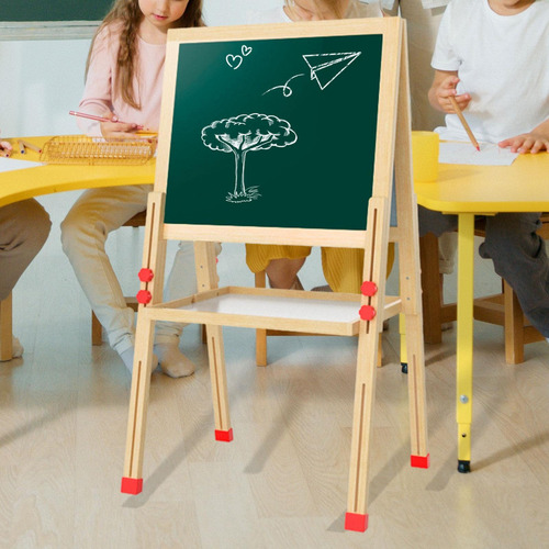 Pizarra Blanca Plegable De Pie Para Dibujar, Regalo De