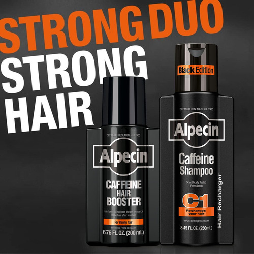Tónico Capilar Alpecin Black Edition Con Cafeína Para Aument
