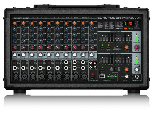 Consola Mezclador Behringer Pmp2000d Powered Mixer P