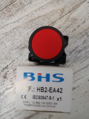 Botão Pulso ( Vd, Vm, Am, Pr )m Base Plástica Furo 22mm