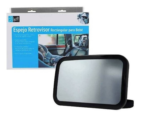 Espejo Retrovisor Auto Guagua Rectangular Premium Ajustable