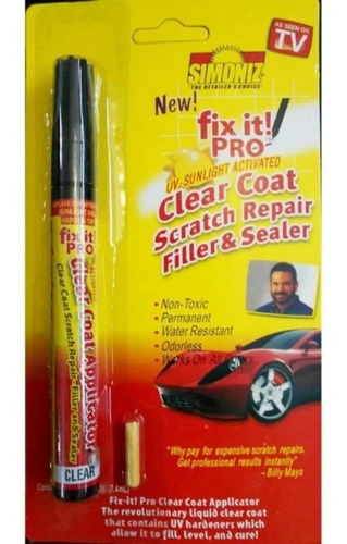 Lapiz Fix It Pro Para Rayones De Auto Y Moto