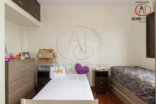 Imagem 26 de 30 de Cobertura Duplex Extraordinária À Venda Com 4 Suítes, 5 Salas, Piscina E Incrível Área Gourmet, 390 M² Por R$ 2.700.000 - Ponta Da Praia - Santos/sp - Co0095