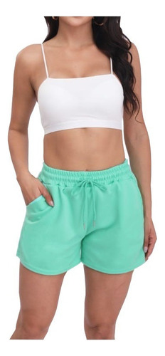  10 Pz Short Licra Deportiva Dama Mujer Gym Casual Lote 2