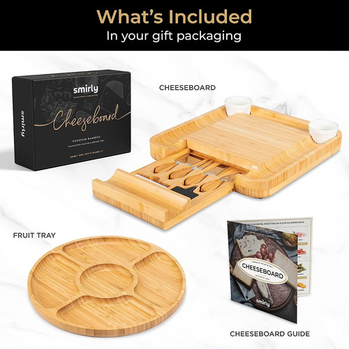 Tabla De Madera Para Embutidos, Queso, Entrantes, Botanas