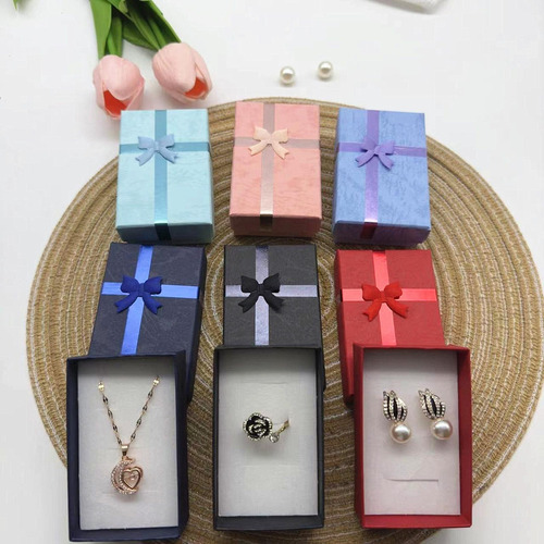 3 Caja De Regalo Para Joyería Caja De Cartón Para Joyería