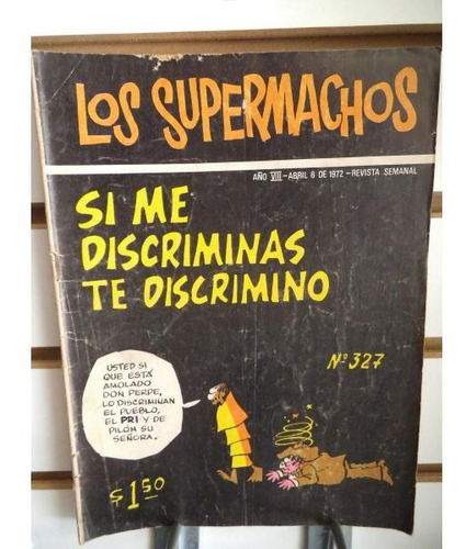Comic Los Supermachos 327 Editorial Posada Vintage 