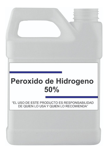 Hidrógeno Peróxido 50% Desinfectante - 5 Litros 