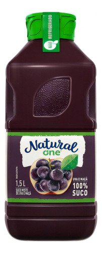 Suco de uva e maçã  Natural One  Ambiente sem glúten 1.5 L 