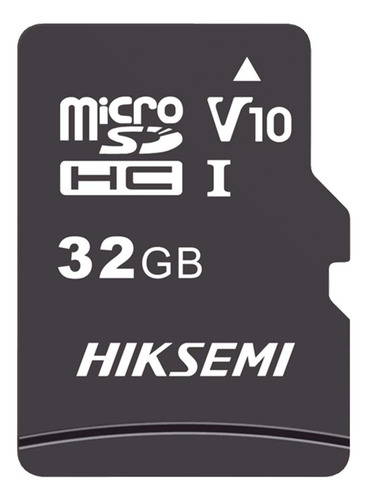 Hiksemi by Hikvision Memoria Microsd Para Celular O Tablet Capacidad De 32 Gb Multipropósito Clase 10 Con 92 Mb/s Lectura Y 50 Mb/s Escritura