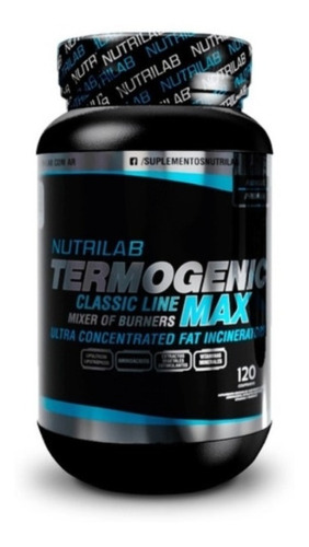 Termogenic Max 120 Comp (nutrilab)