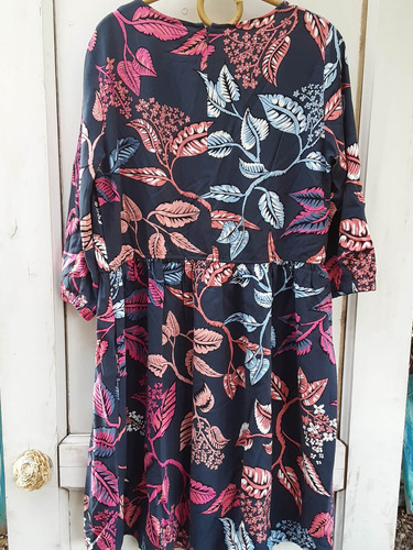 Imagen 3 de 4 de Vestido Estampado Azul