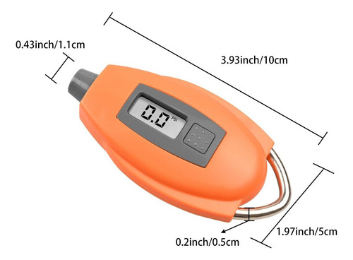Medidor De Presion De Llantas Digital De 1 A 150 Psi