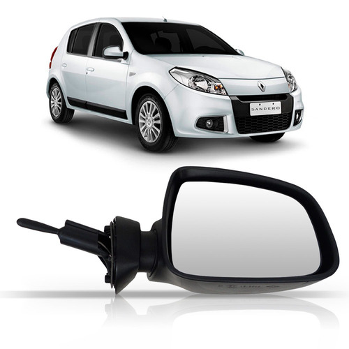 Retrovisor Sandero Stepway Vibe 2009 10 2011 Capa Solta Ld