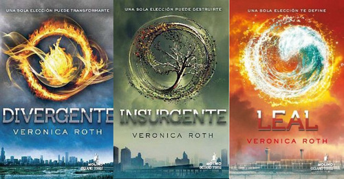 Trilogía Divergente Veronica Roth, Insurgente, Leal Español