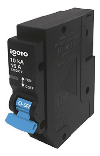Interruptor Electrico Termomagnetico 1 Polo 15 A 120/240 V