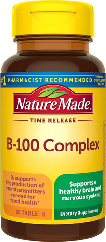 Complejo B100 Nature Made 60 Tabletas