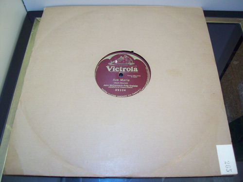 Adp Disco Pasta Ave Maria John Mccormack Fritz Kreisler 12''