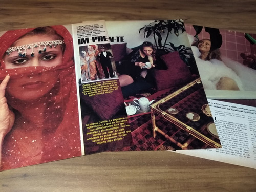 (ar204) Camila Perisse * Clippings Revista 3 Pgs * 1981 (Usado)