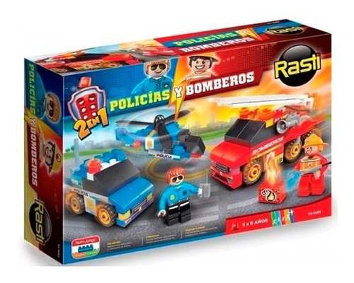 Imagen 1 de 6 de Bloques Para Armar Rasti 01-1085 130 Piezas