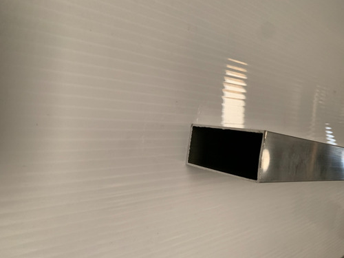 Perfil De Aluminio Tubo 50x25mm Largo X 6 Mts