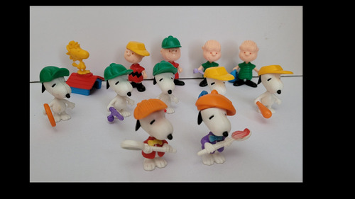 Snoopy Serie Completa Personajes Huevo Kinder Sorpresa 1994