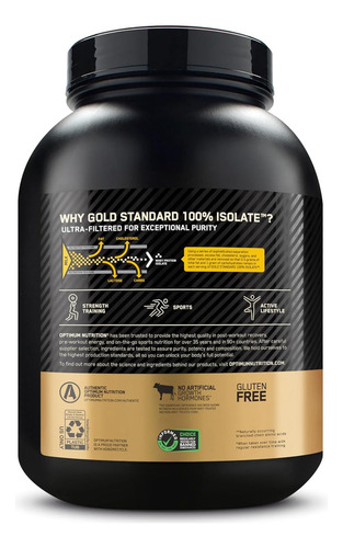100% Whey Protein Isolate Gold Standard (3 Lb) - Original Chocolate Bliss