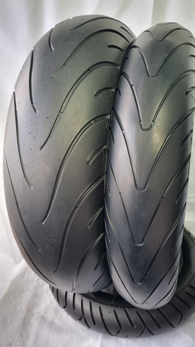 Par De Pneu Michelin Road 2 180/120 Original Usado (Usado)