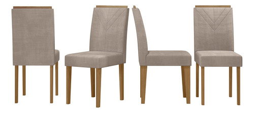 Juego De Comedor Vezna Amada 4s Vekka