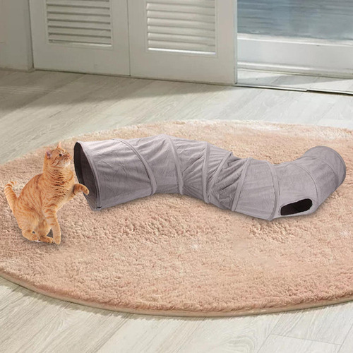 Qh1 Cat Tunnels Tube Juguetes Interactivos Peep Hole Tube