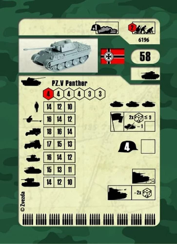 6196 Wwii Tanque Medio Aleman Pz V Ausf Una Pantera