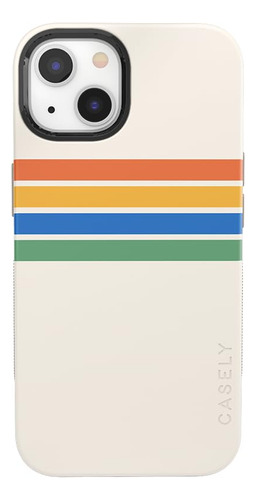 Funda Para iPhone 13 Rainbow Stripes Color Block-02