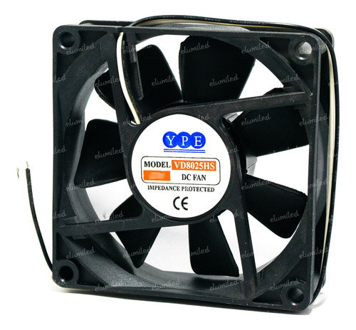 10x Fan Cooler Ventiladores 80mm X 80mm X 25.5mm 24v Buje