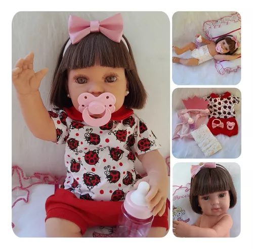 Boneca Tipo Bebe Reborn Barato Sid-nyl