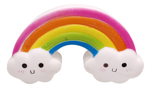 L A6 Squishy Toy Slow Toy Simulación Nubes De Arco Iris