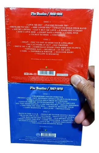 Cd Beatles ( The ) Vermelho 1962-1966 Azul 1967-1970 (4 Cds