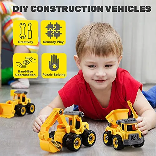Take Apart Toys Vehículos De Construcción Juego De Ju...