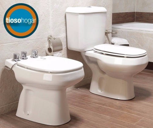 Imagen 4 de 10 de Sanitario Roca Monaco Inodoro Largo Mochila Bidet