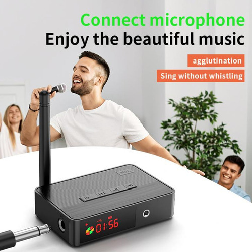 Nfc Bluetooth5.3 Transmisor Receptor Audio Estéreo Adaptador