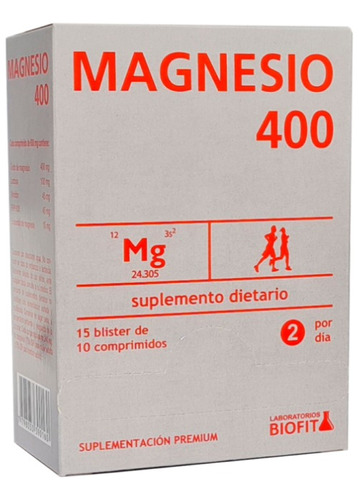 Suplemento Magnesio 400 Biofit 150 Comprimidos