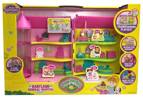 Little Sprouts Hospital Plegable Con Elevador Mas Accesorios