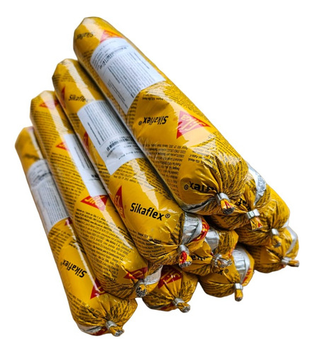 Kit 10 Sachê Sikaflex 101 Sachê Cinza Uso Geral 600ml/ 930g