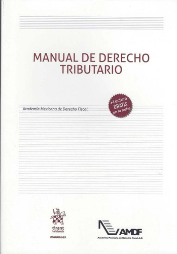 Manual De Derecho Tributario, De Pueblita Fernandez, Arturo. Editorial Tirant Lo Blanch En Español