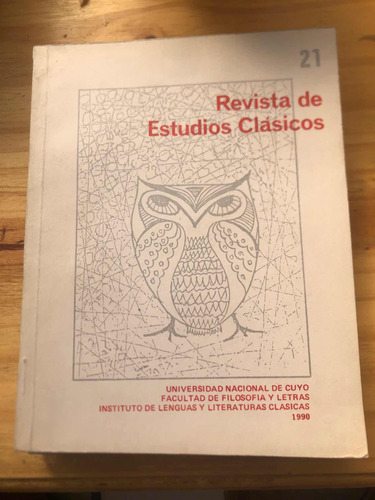 Revista De Estudios Clásicos N. 21 - 1990