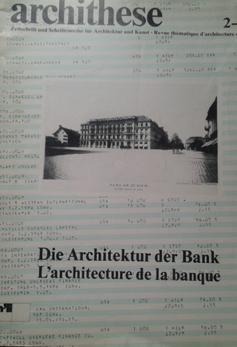 Architese 2 - 81 - April 1981 / Revista Arquitectura Alemán