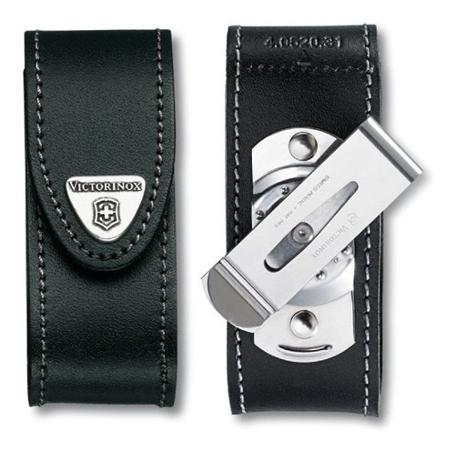 Estuche Victorinox Cuero Clip 9,7x3,7x4,6 Cm - Electromundo